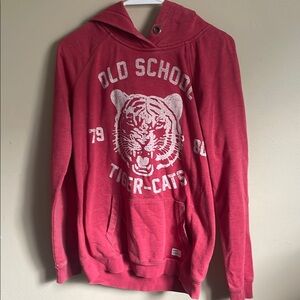Garage Red Tiger Graphic Hoodie (Bin Z)​
